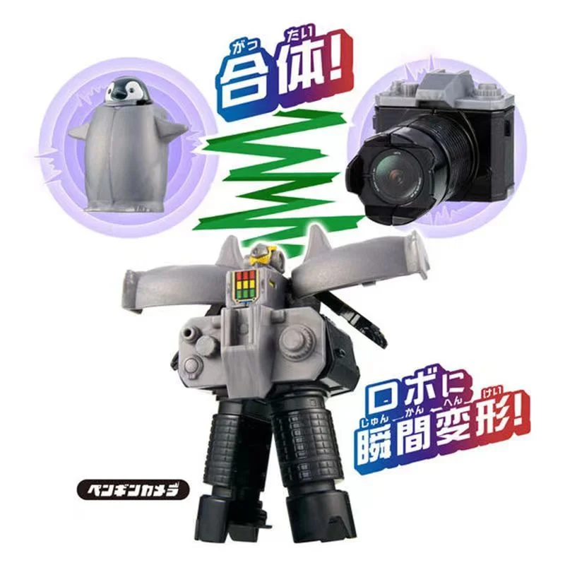 بانداي الأصلي المحولات الحقيقية روبوت تشوه لحظي أبل جراد البحر ألعاب شخصيات الحركة للبنين بنات أطفال هدية