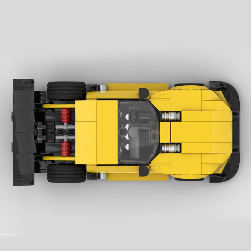 323 PCS Speed Hypercar 2024 AMG SL63 Pikes Peak MOC Customize Modular Building Block Design Simple Kids DIY Assembly Toy Gift