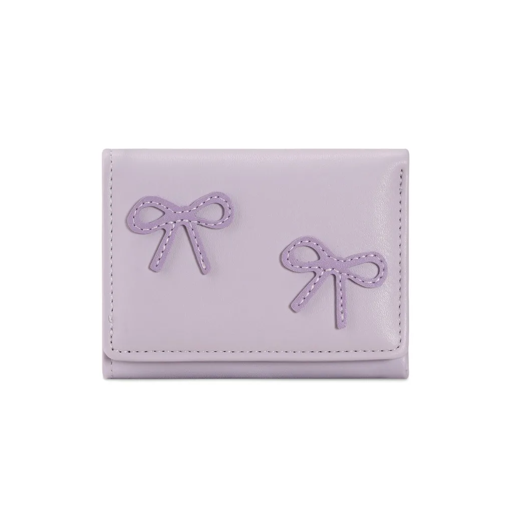 Folded Wallet Ultra Light Trifold Wallet Pu Leather Wallet Stylish For Commuting Small Bag Compartment Shopping