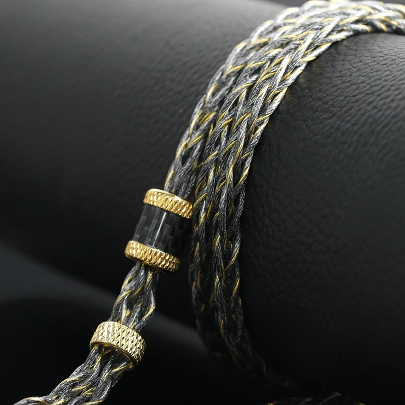 XINHS HA018 Öl imprägniertes Graphen + gefrorenes monokristallines Kupfer mit vergoldetem HiFi-Kopfhörer-Upgrade-Kabel 2-polig 0,78 – Detail 7