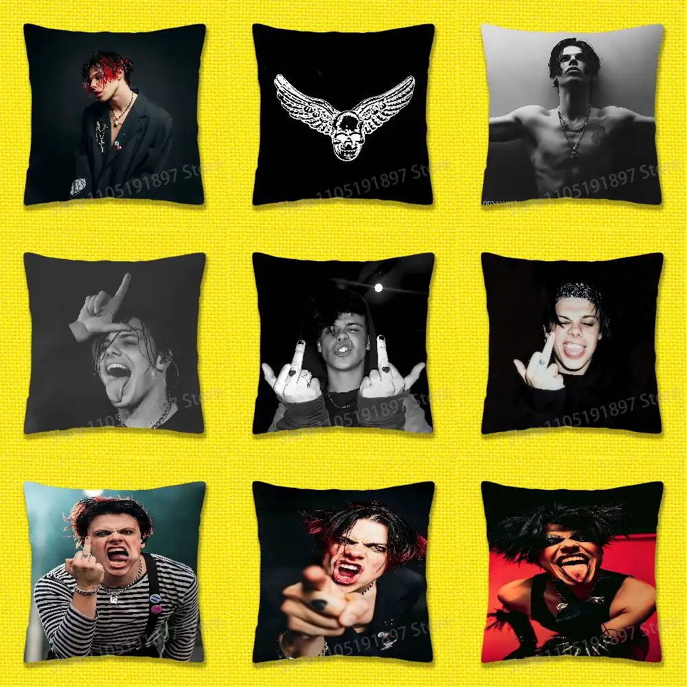 

Y-YUNGBLUD Idols One More Time Throw Pillow Case For 50x50cm 30x30cm 55x55cm 45x45cm 40x40cm Square Bed Pillowcase Cover