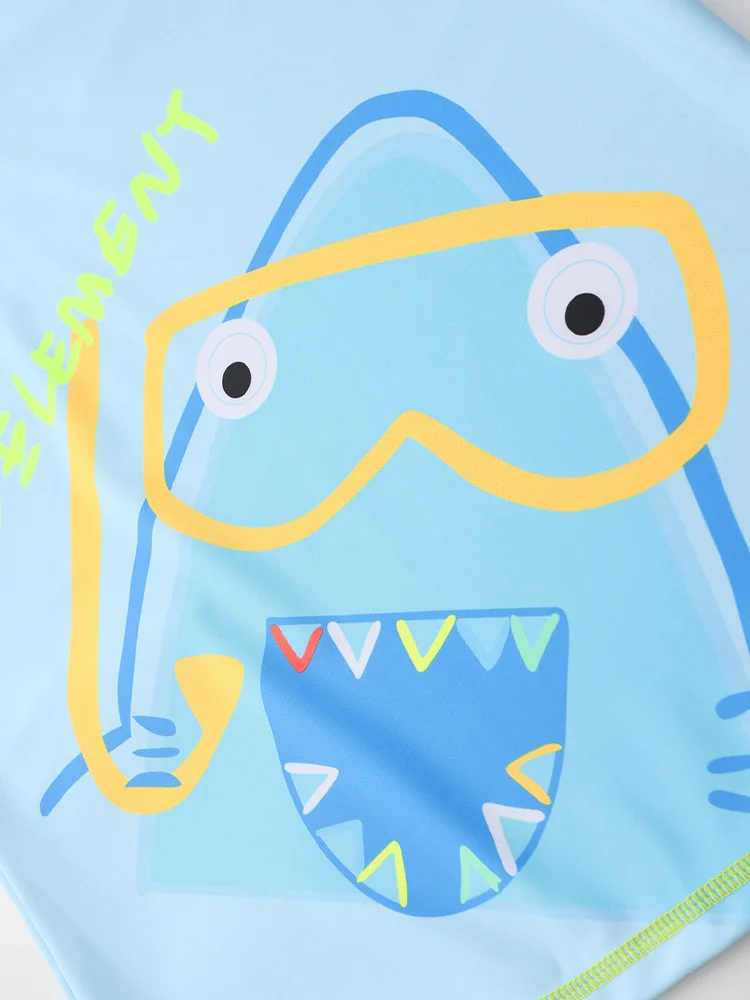 

Boys' Swimming Caps, Cartoon Beach Baby Swims Children'S Swimsuits, Large Children'S Two-Piece Short-Sleeved Swimming Swimsuits