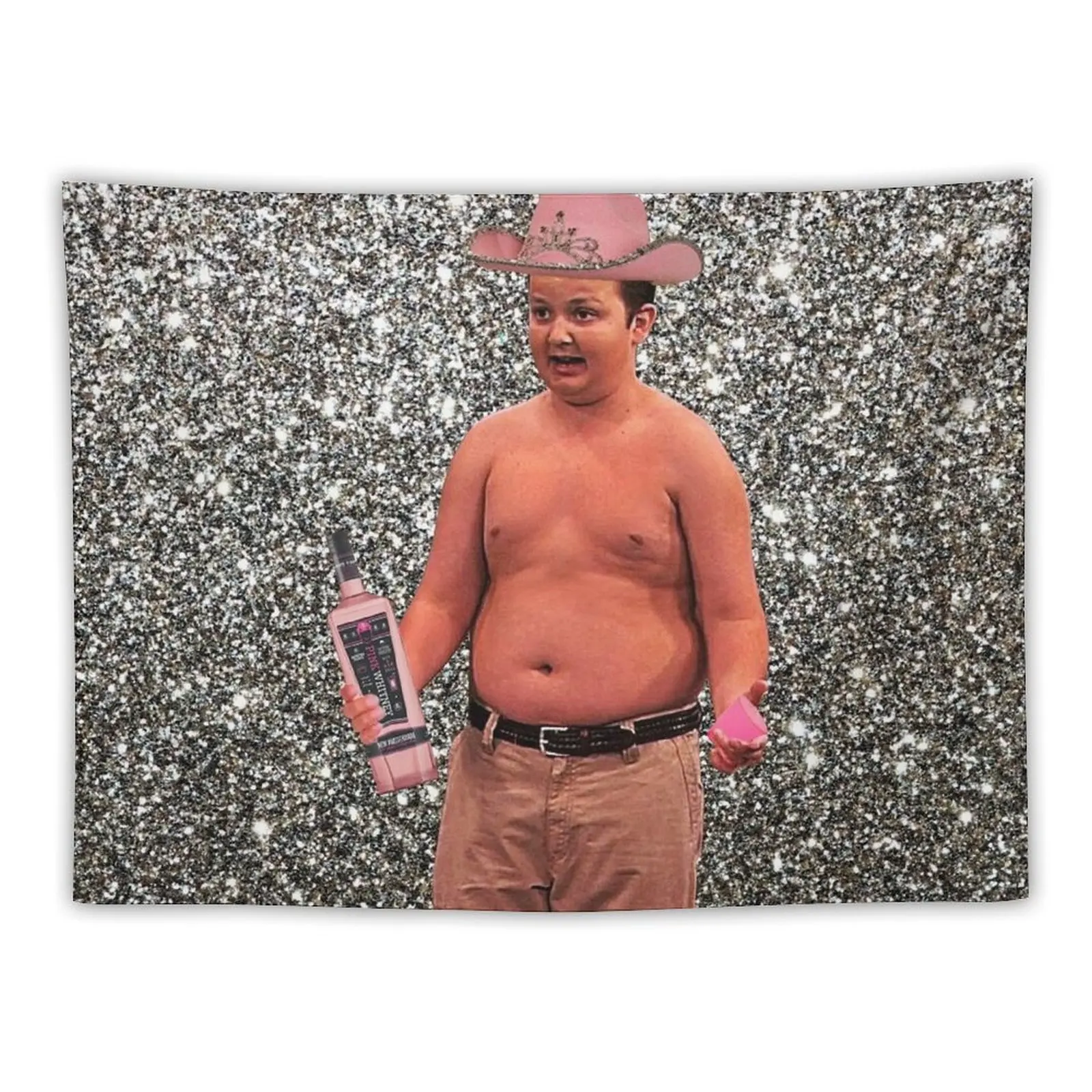 gibby pink whitney sparkle Tapestry Carpet Wall Decorative Paintings Tapestry