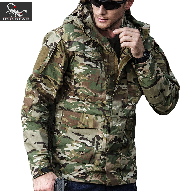 M65 Tactical Jackets Men Waterproof Windbreaker Jacket Male Hooded Coat Outdoor Sports Fishing/Trekking Hiking Jackets