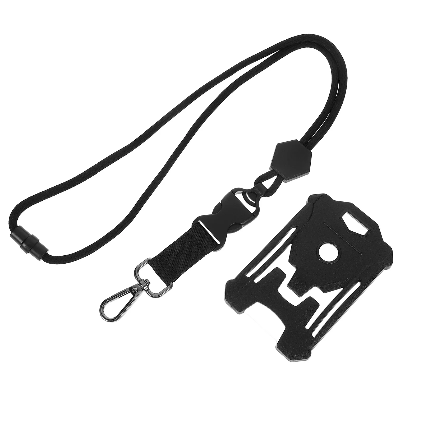 

1pc Hang Tag Id Holder Lanyard Clear Badge Sleeve For Work Name Tag Protection Office Staff Nurse Student Use Lanyard Card