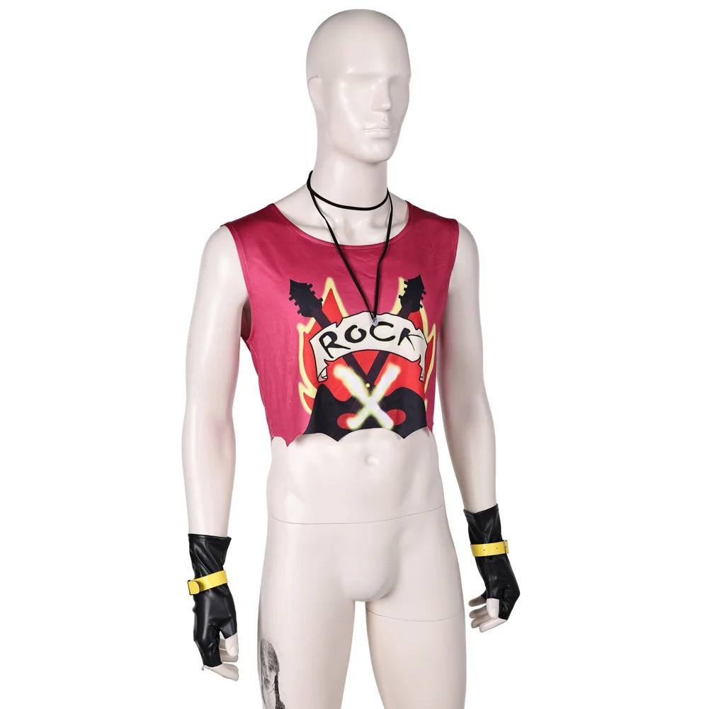 Gambit Cosplay Fantasy Necklace Gloves Suits Movie X Super Villain Costume Disguise Adult Men Roleplay Fantasia Outfits Male view 3