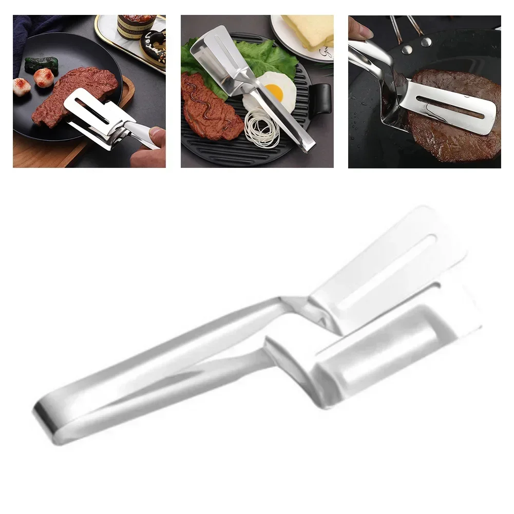 Скребок для приготовления пищи 3 в 1, зажим для стейка, домашний кухонный зажим с прорезями, удобная ручка, можно мыть в посудомоечной машине, легко моется