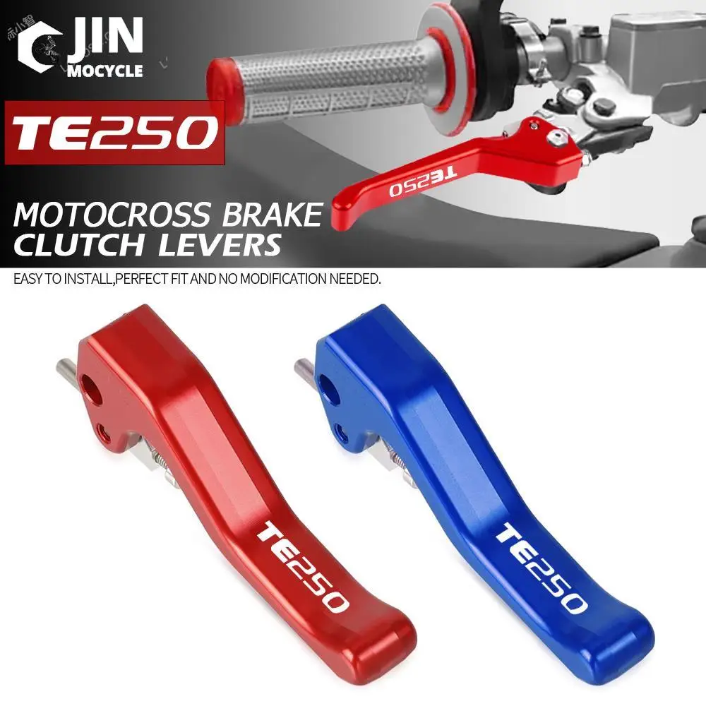 2022 2023 Motocross Clutch Levers Handle Grips Conversion Kits CNC For Husqvarna TE250 FE250 FE /TE150/350 TE390 TE501 450 TE125