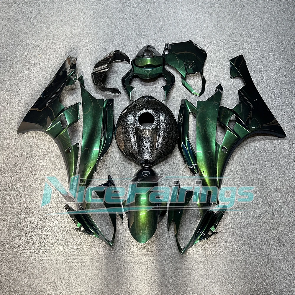 Carbon Fiber Look 2006 2007 YZFR6 Fairing Kit Perfect Fit for Yamaha YZF R6 06 07 Direct Replacement Fairings Set