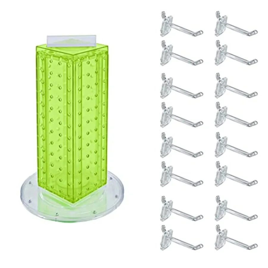 

Дисплеи 700220-GRE-2C16 Четырехсторонний 4 Вт x 12 Вращающийся комплект перфорированной башни Дисплей счетчика с 16 комплектами 2-дюймовых замков H