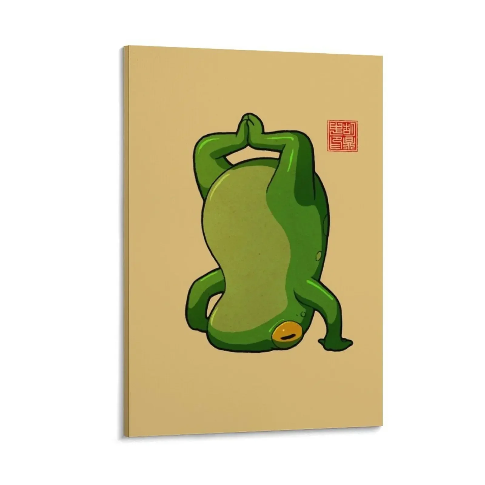 

yoga frog headstand pose Canvas Painting wallpapers home decor wall decoration paintings paintings wall decor Decoration