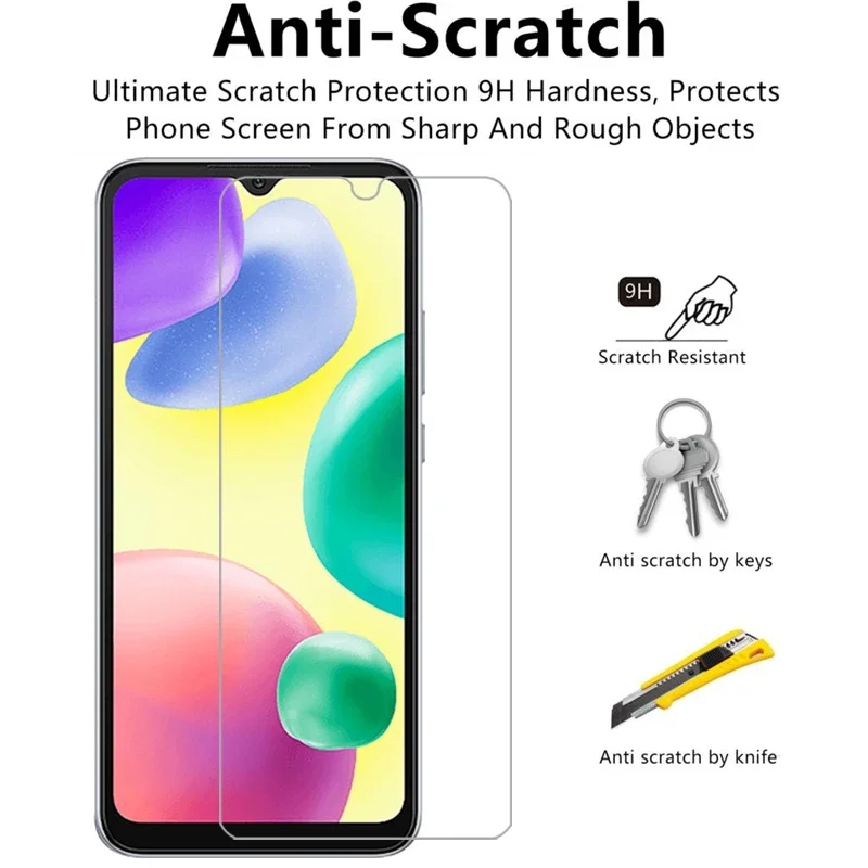 حافظة هاتف لهاتف شاومي ريدمي 10a من الزجاج المقسى على redmi10a redmi10 10 a a10 4g 5g غطاء خلفي 360 شاومي ريمي ريد مي ريدمي ريدمي