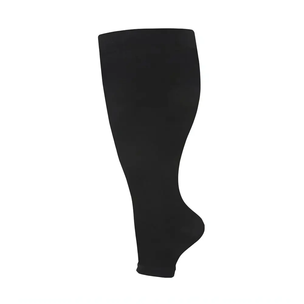 Plus Size Long Compression Socks For Fitness Running Outdoor Hiking Athletic Gear Breathable Nylon Sport Wearable
