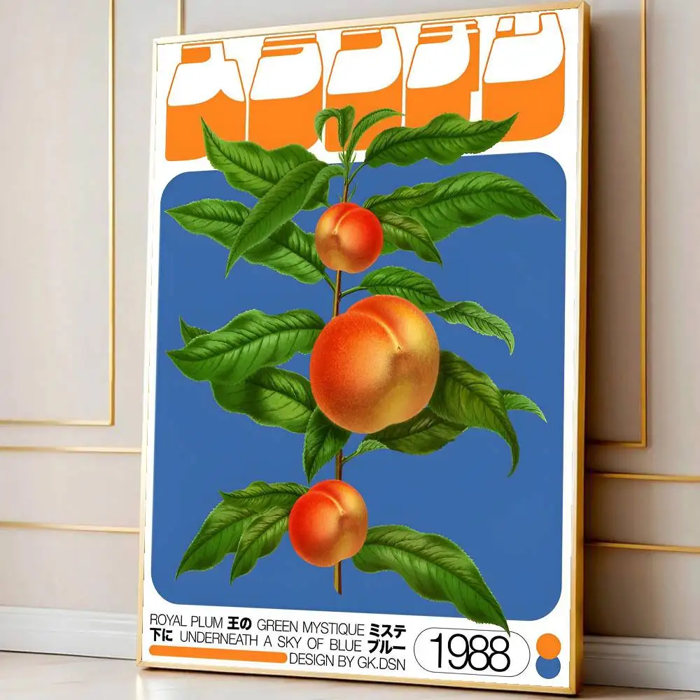 Okinawa ساكورا الفاكهة أنيمي المشارك الحديثة مقاوم للماء HD جدار ملصق فني ذاتية اللصق ديكور جمالي للمنزل غرفة المعيشة غرفة نوم #6