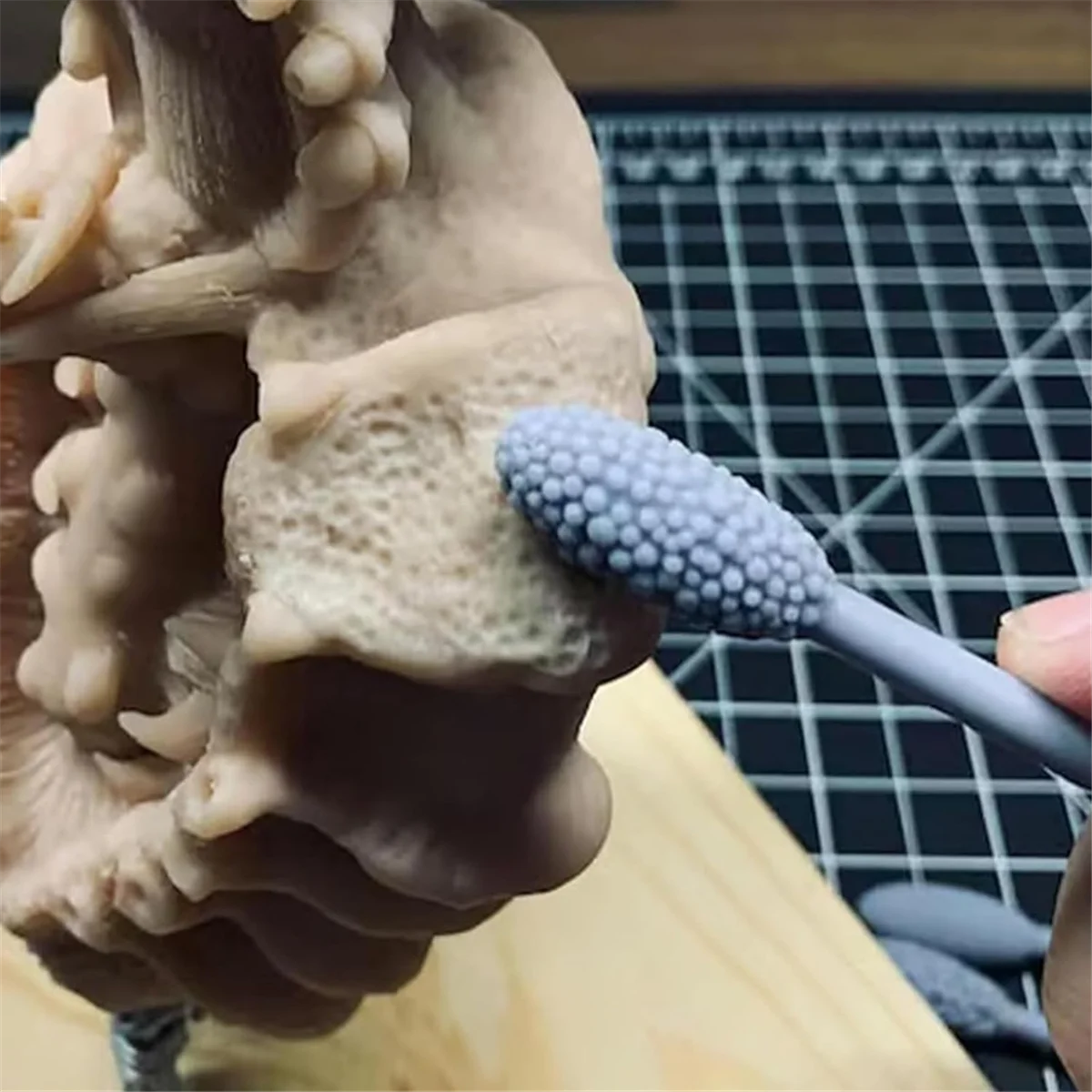 AA98 Texture Tool Set for Art Projects, 5 Piece Oval Pattern Rollers Kit, Modeling Sticks for DIY Crafts (Both Ends)