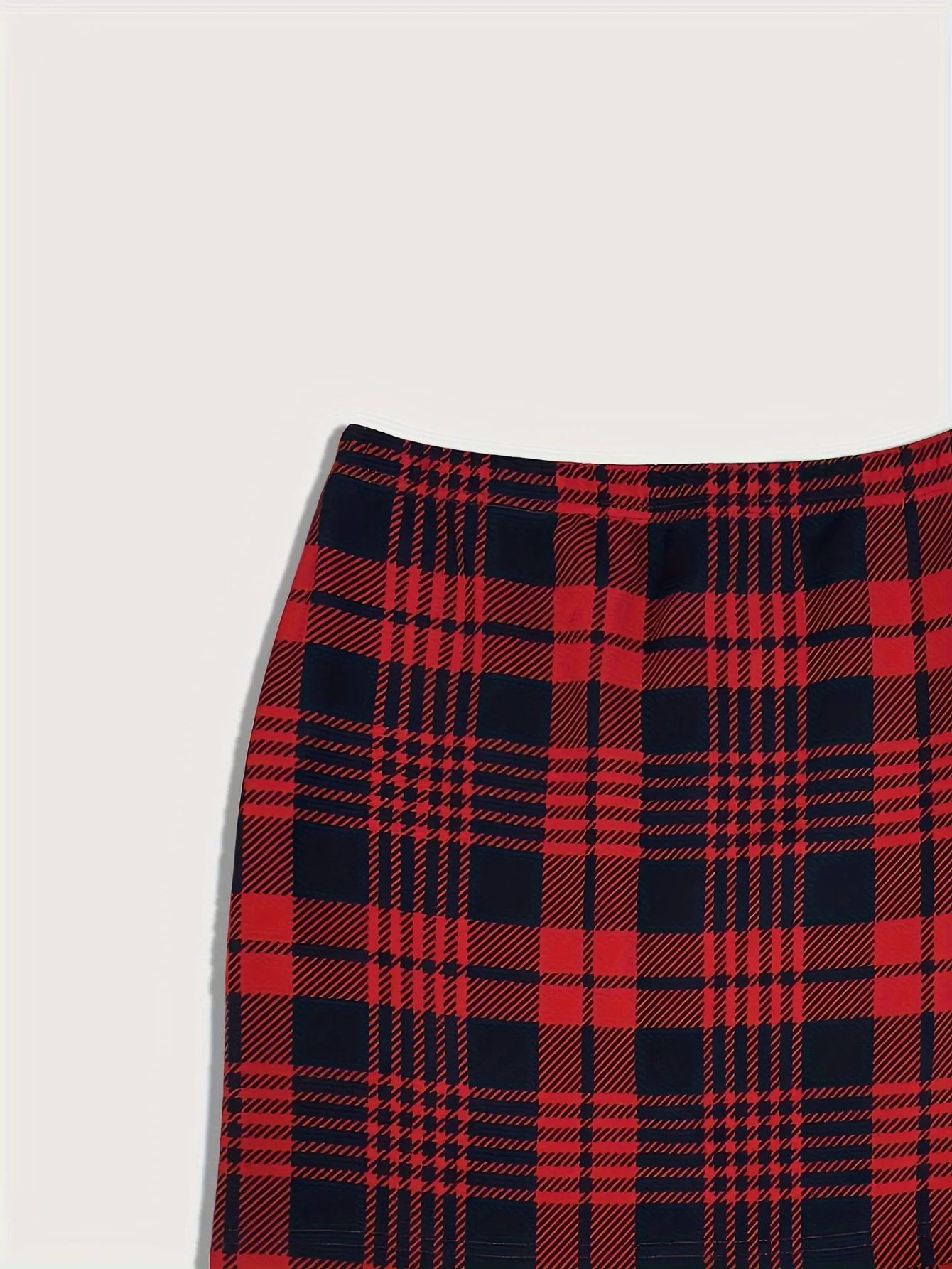 Chic Plaid Mini Skirts 2-Pack - Elegant A-Line Bodycon with Stretch Versatile Spring to Fall Women\'s Fashion Essentials