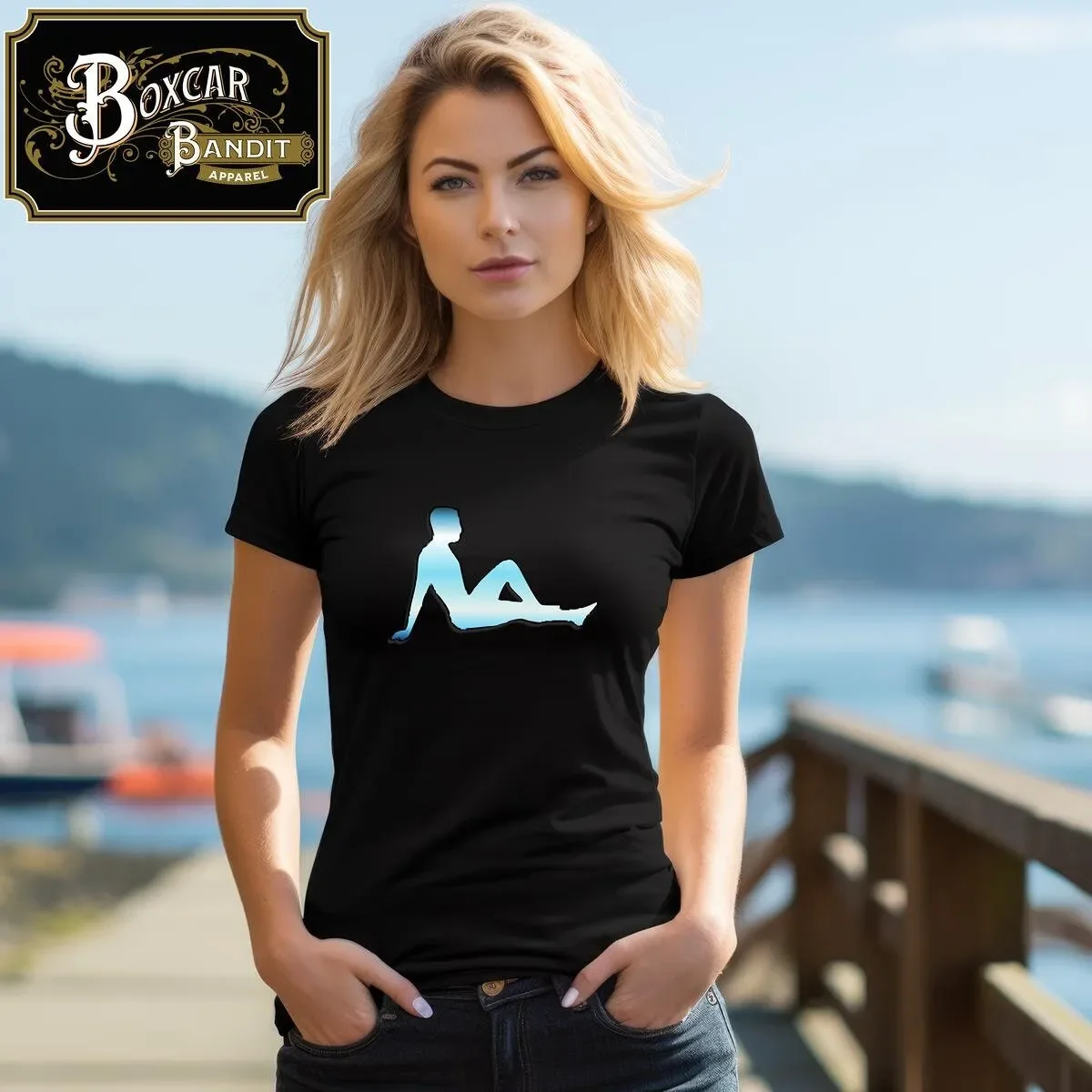 Chrome Mudflap Man Women s short sleeve T Shirt