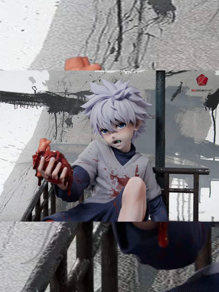 34Cm Resin Redstone Studio Gk Hunter X Hunter Killua Zoldyck Anime Action Figure Collectible Model Garage Kit Statue Toys Gift