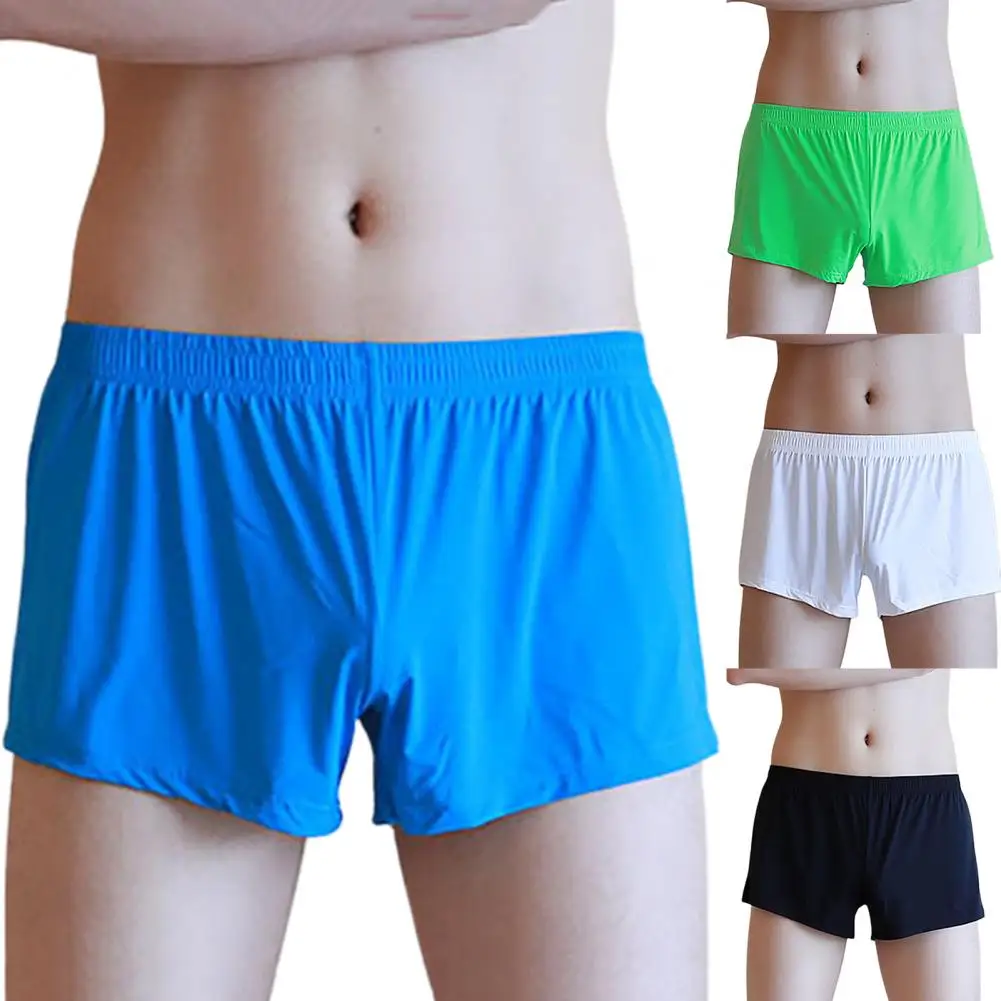 Boxer Underwear  Durable Fine Seaming Boxer Brief  Sweat Absorbing Men Underpants