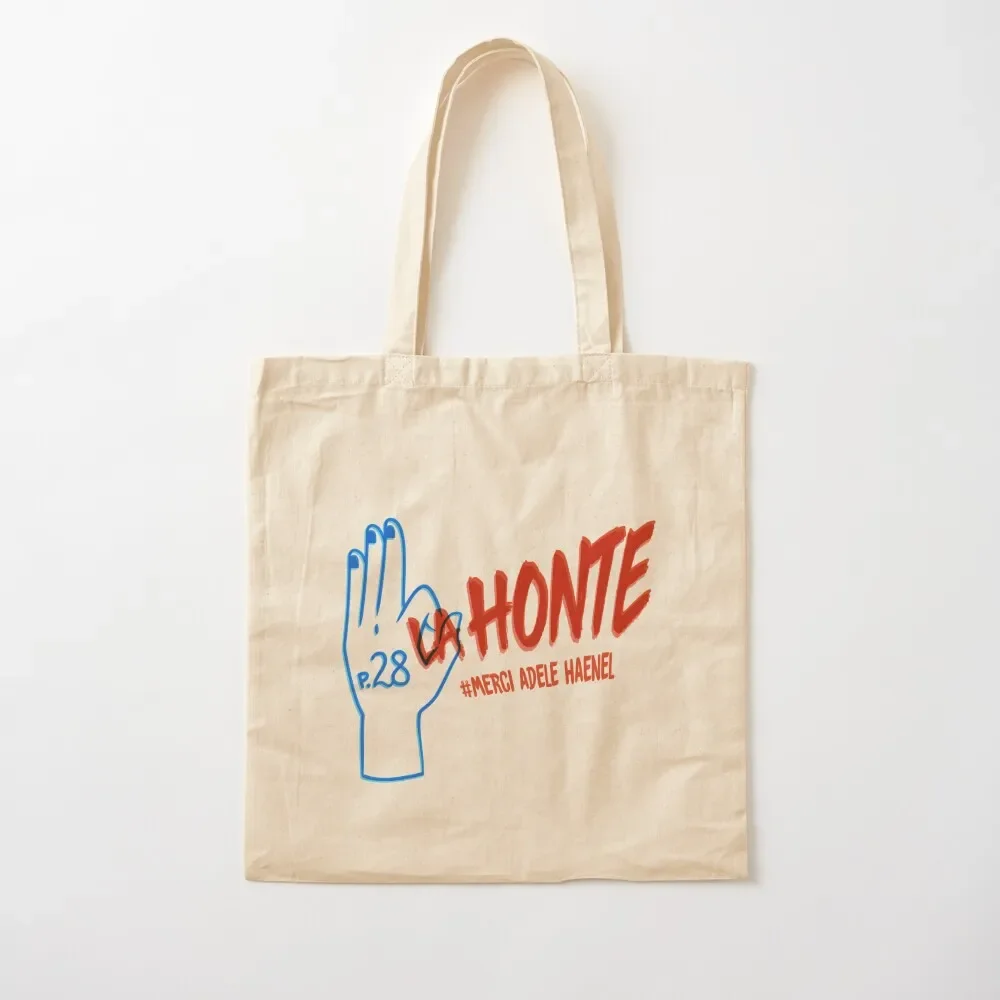 

LA HONTE - Color Tote Tote Bag tote bag university Canvas shoulder bag