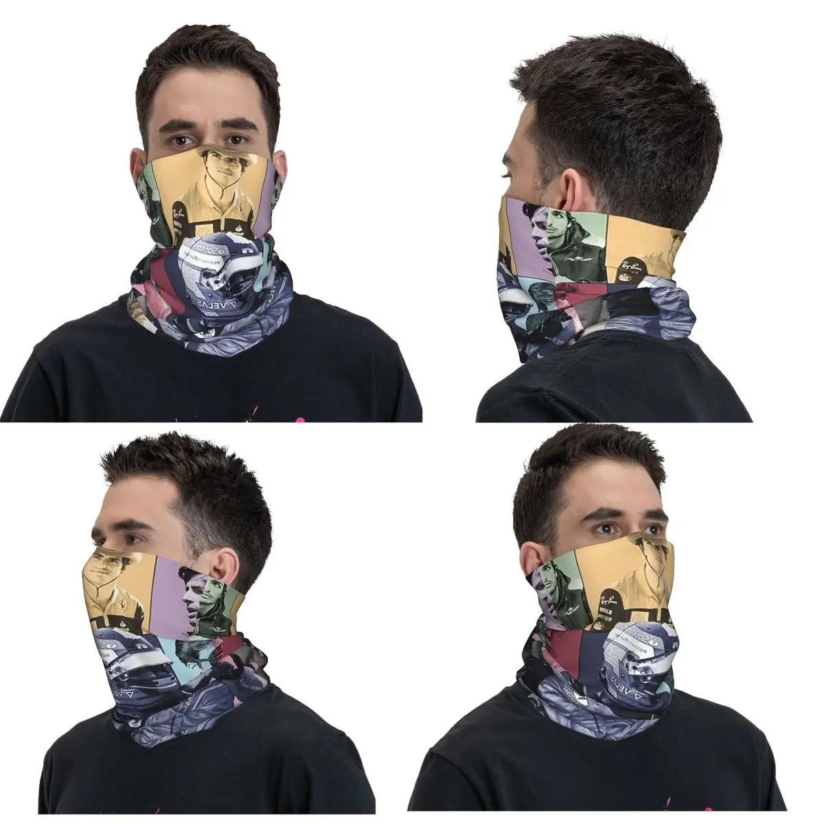 

Carlos Sainz Eras Tour 2025 Bandana Neck Cover Printed Mask Scarf Multifunction Face Mask Unisex Adult Washable
