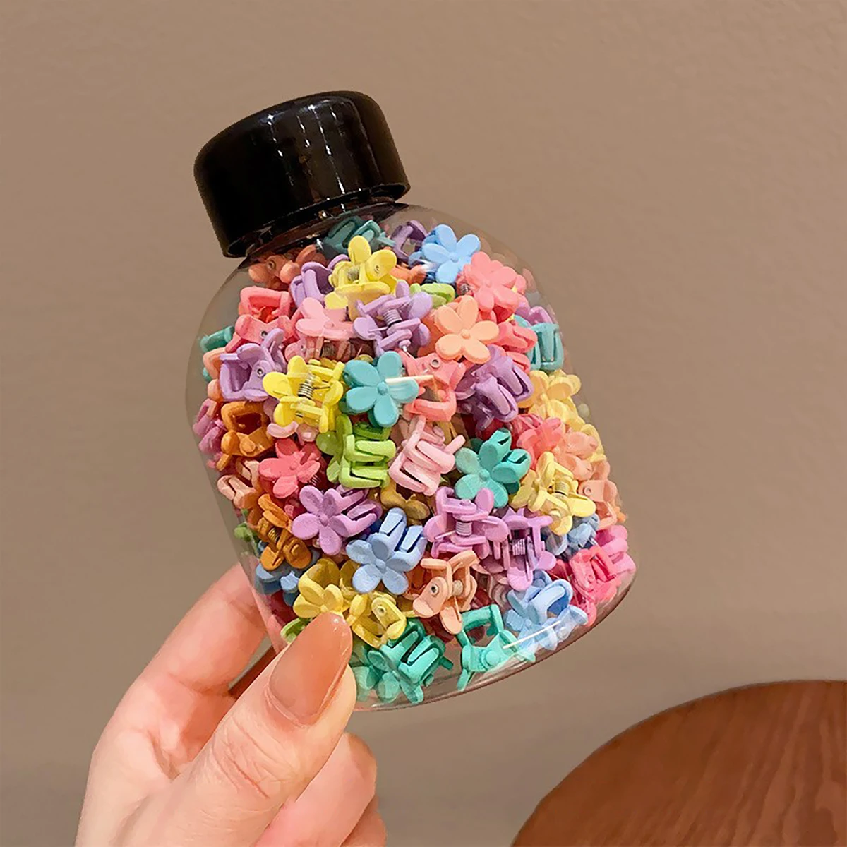 100 Uds. Mini pinzas para el cabello para bebés, herramienta para sujetar el cabello de niñas, para flequillo de niños pequeños y accesorios para peinar el cabello roto
