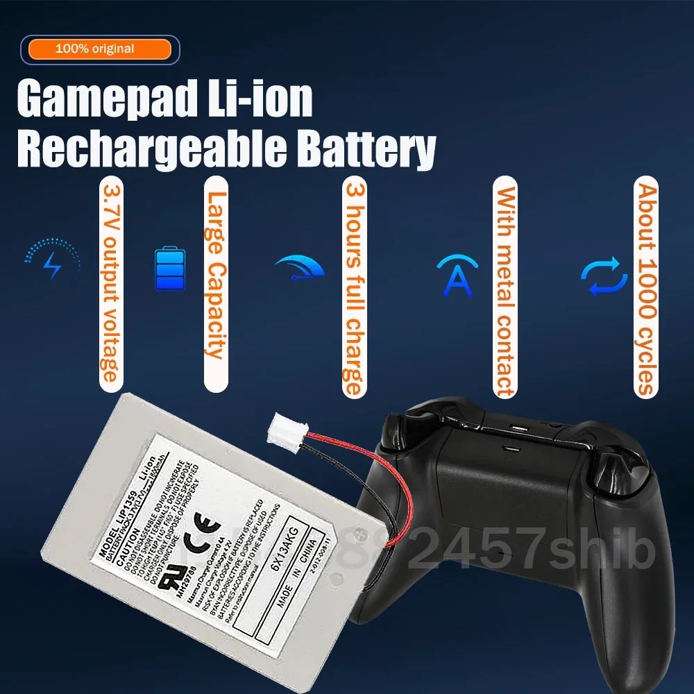 1pcs 3.7V 1800mAh LIP1359 Lithium Li-ion Battery Kit For Sony PlayStation3 Wireless Controller PS3 Gamepad Rechargeable Batteria