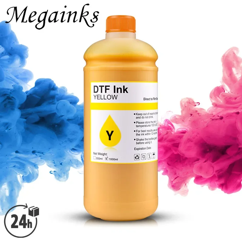 White DTF Ink 1000ml for DTF Film ink Direct Transfer Film for Epson i3200 i1600 DX5 DX7 4720 5113 XP600 Printhead L1800 1390