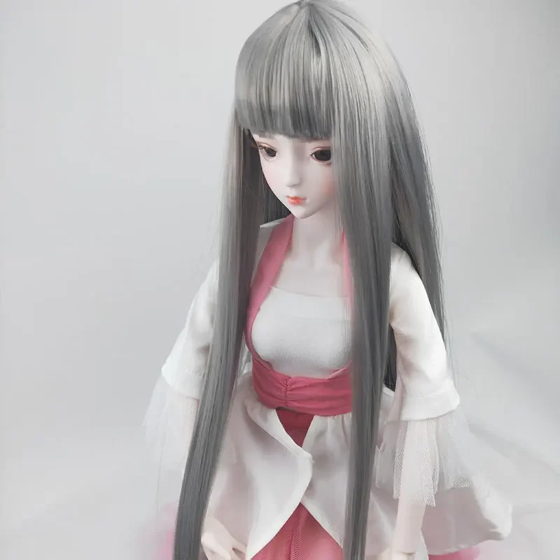 1/3 Bjd Doll Wig Toy Fit To 60cm Height Fashion Doll Diy Dress Up Toys Wig Gift for Girls Not Include Doll and Clothes