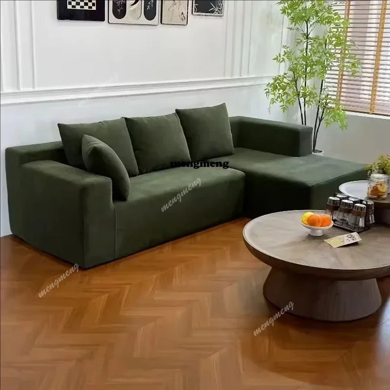 Living Room Modern Compressed Sofa Luxury Apartment Fabric Straight Compressed Sofa Armchairs Cinema Divano Bedroom Furniture