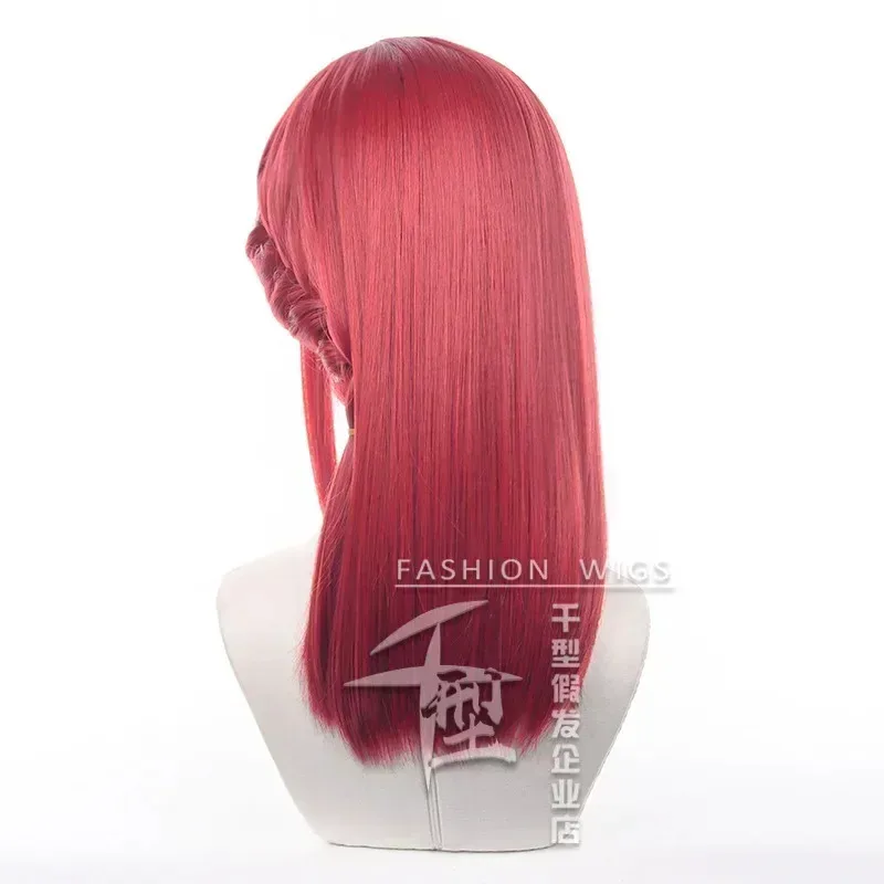 Parrucca cosplay anime Blue Lock Hyoma Chigiri Capelli rossi # 4 Capelli in fibra resistente al calore + cuffia per parrucca BLUE LOCK Parrucca di Halloween