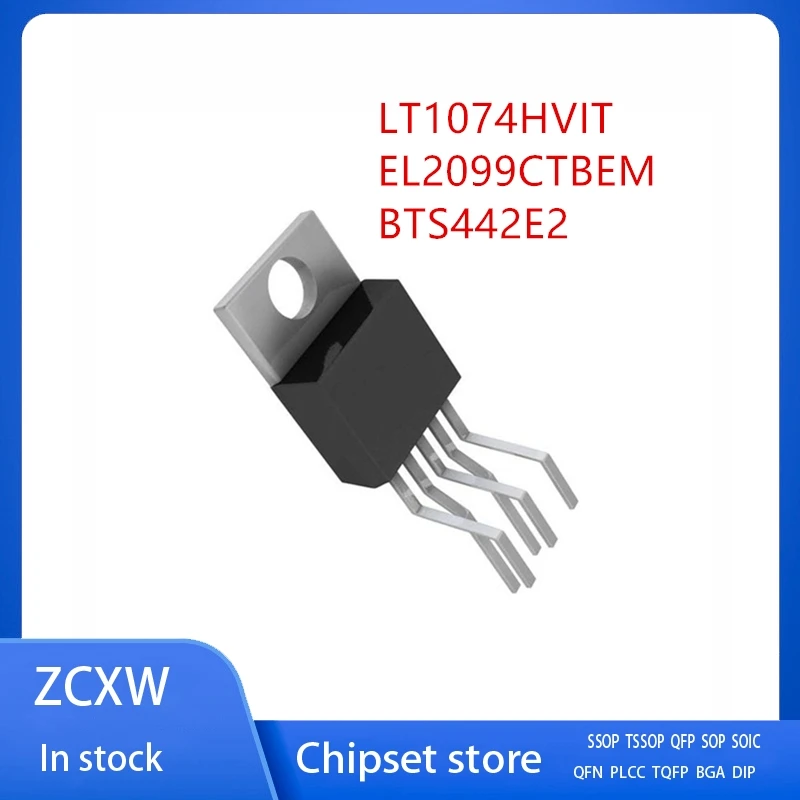 5 قطعة/الوحدة LT1074HVIT LT1074HV EL2099CT EL2099CTBEM EL2099 BTS442E2 TO-220-5 #1