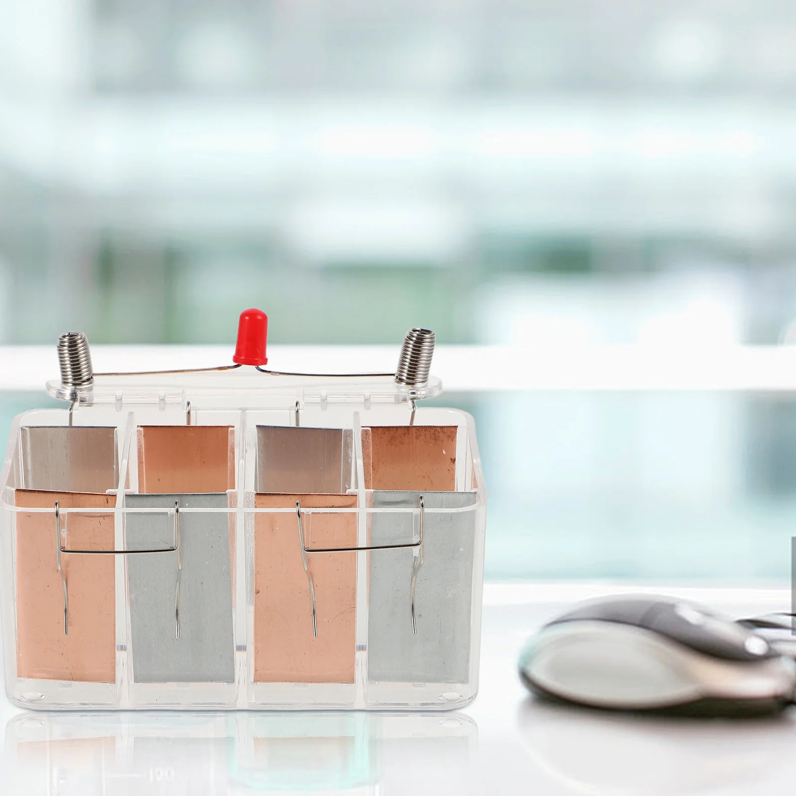 Kit de experimento científico, dispositivo de geração de energia de água salgada para crianças aprendendo ferramenta cognitiva de energia renovável