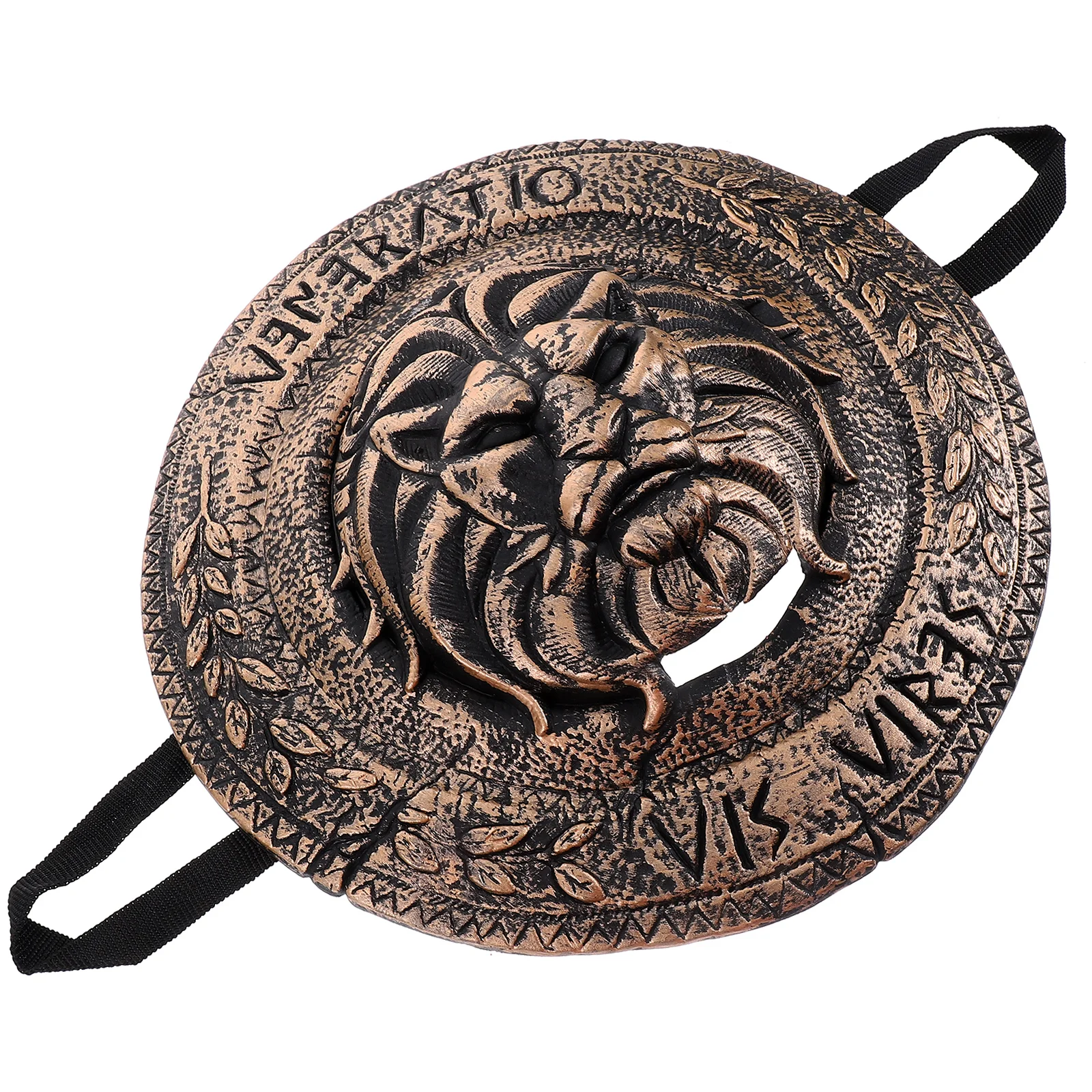 

Plastic Shield Funny Medieval Cosplay Prop Small Pretend Play Stage Lion Design Portable Plaything Kids