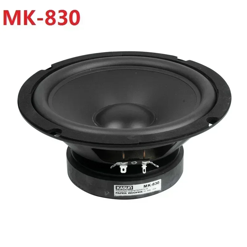 1 шт., низкочастотный динамик KASUN F-218A 8 ''для домашнего звука, сделай сам, Hi-Fi динамик, черный полипропиленовый конус, 8 Ом/130 Вт, панель динамика D210 мм/d218мм