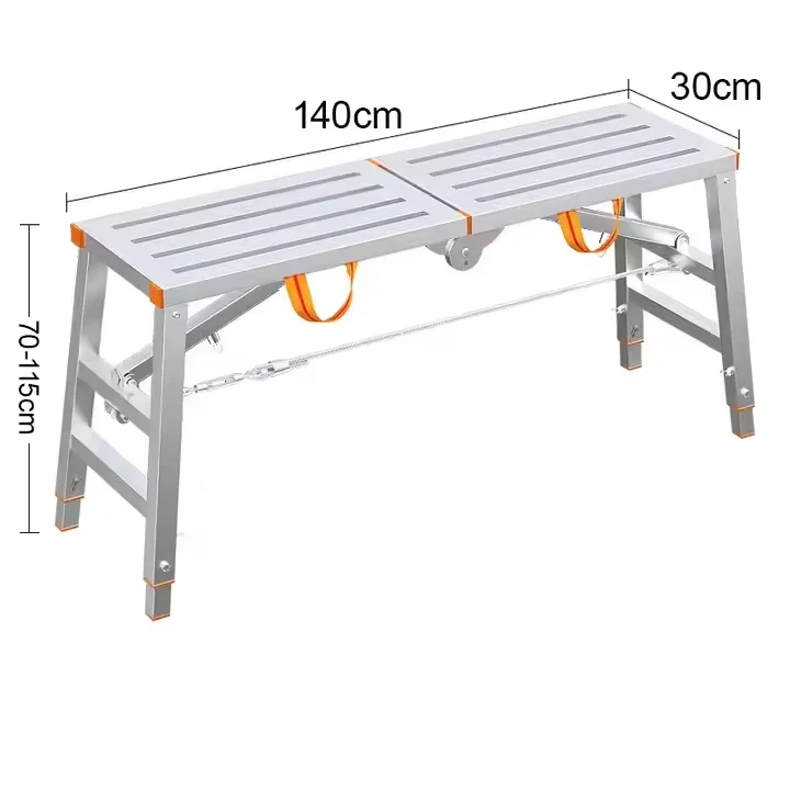 Opvouwbare steiger Hefplatform Laddersteigen voor de bouw