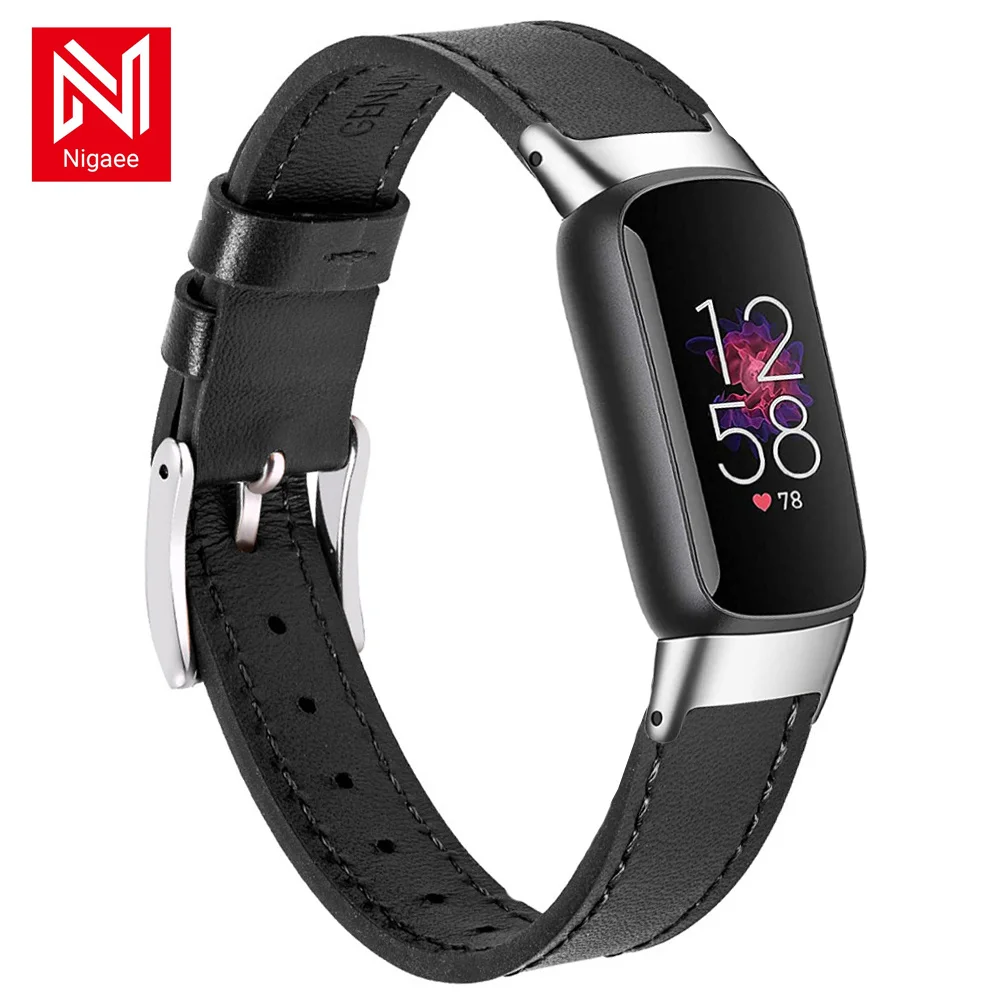 High Quality Genuine Leather Strap for Fitbit Luxe Belt Smart Watch Band Replacement for Fitbit Luxe Wristband Loop Hot New