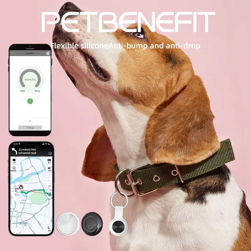 Electronic Pet GPS Tracker Smart Air Tag Chip Mini Key Finder Anti Lost Alarm Cat Tracking Pet Tracker Location Dog Products