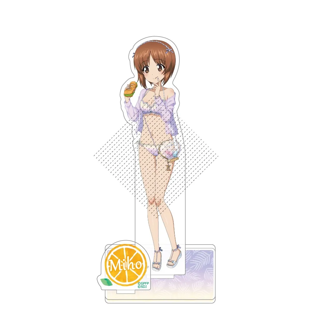 لعبة Anchovy Darjeeling Nishizumi Miho Maho Nishi Kinuyo الاكريليك حامل دمية أنيمي نموذج لجسم لوحة تأثيري لعبة للهدايا