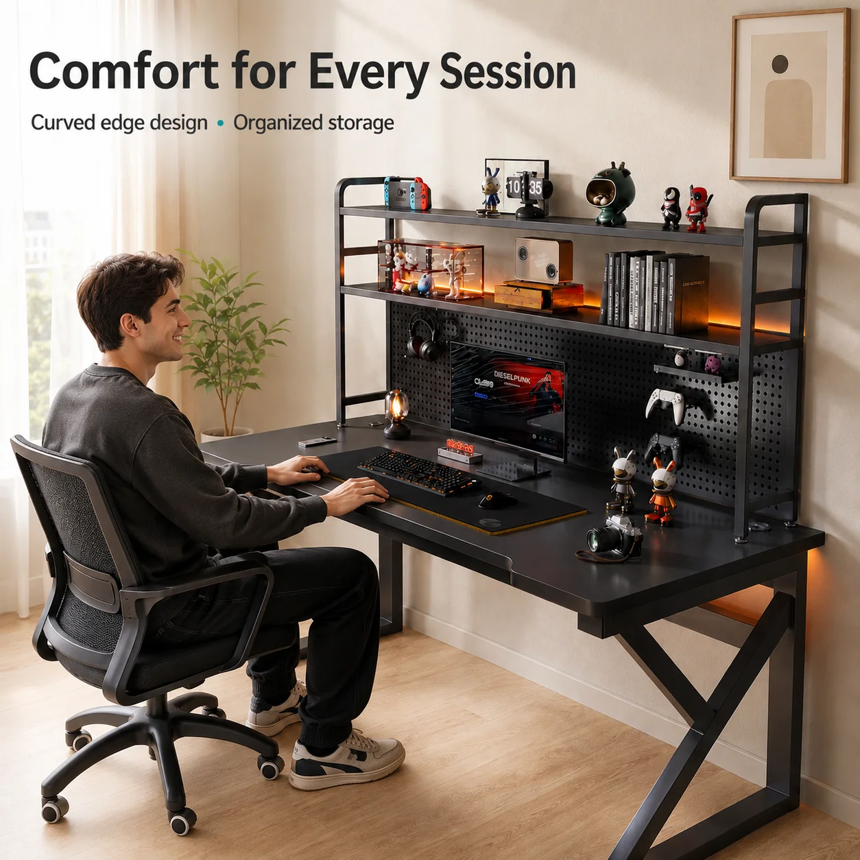AOLIVIYA 80/100cm E-sporttafel - L Shaped Desk Setup recensie en prijs