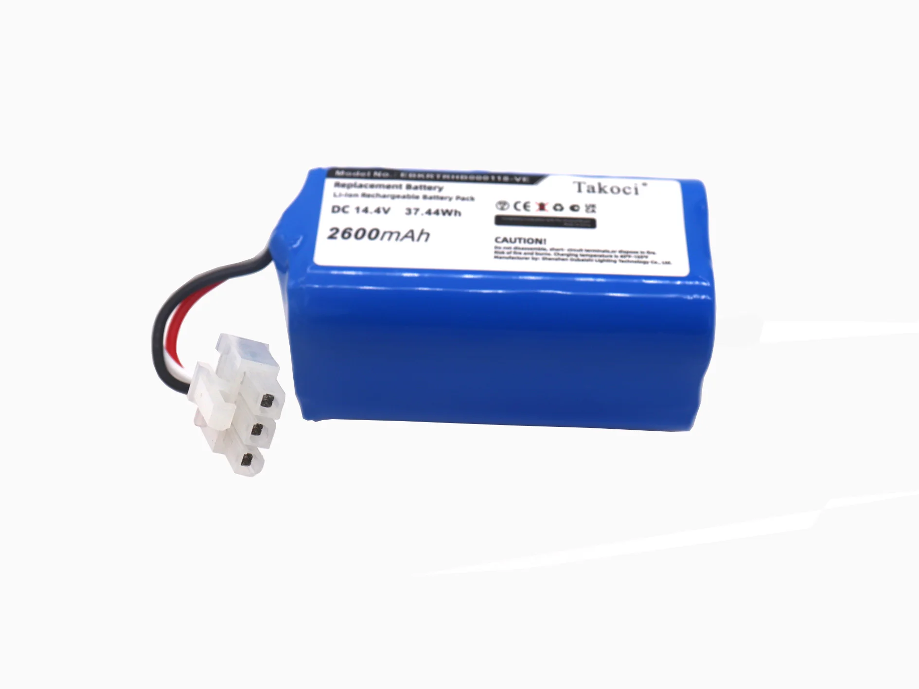 Replacement Battery for Yujin Robot  iClebo Smart YCR-M04-1, iClebo smart YCR-M05-10 EBKRBKDL001039, EBKRWHD00686 14.4V/2600mAh