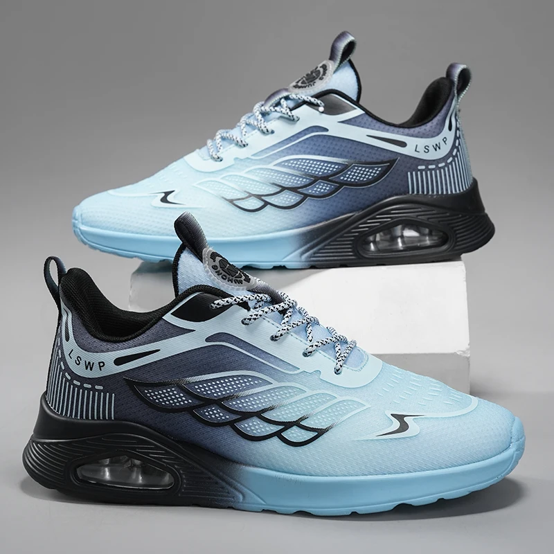 Men's Casual Sports Shoes, All-Season Running Shoes, Low-Top Lace-Up Trendy Style, Suitable for All-Day Wear, Fashionable Sporty Style, Unisex, Suitable for All Seasons