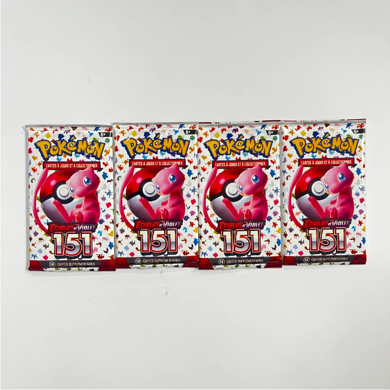 40 шт. французская карта покемонов SCARLET VIOLET 151 блестящие звезды темноты аблаз Покемон бустер боевая транзакционная карта детский подарок