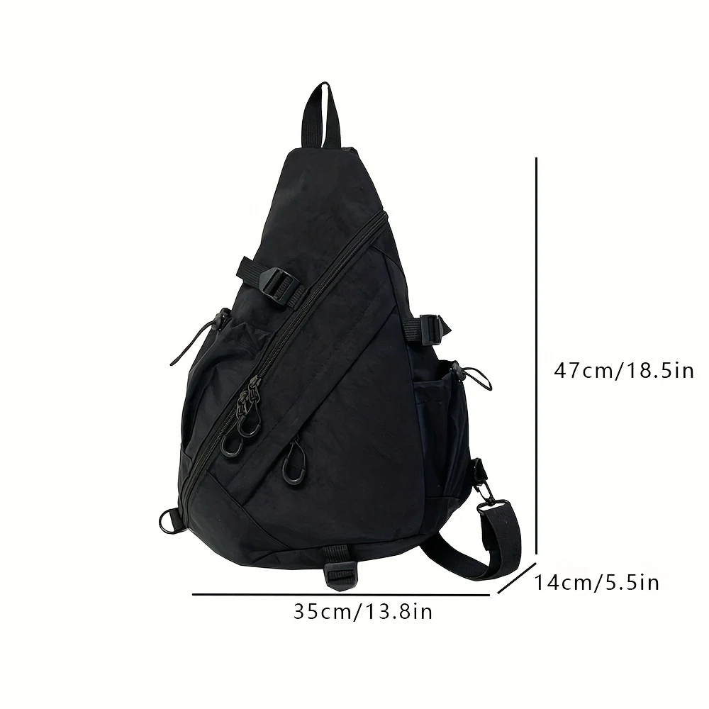 Brusttasche mit großem Fassungsvermögen, Sport-Umhängetasche, Fahrradtasche, Arbeitstasche, neue funktionelle und vielseitige Umhängetasche – Detail 1