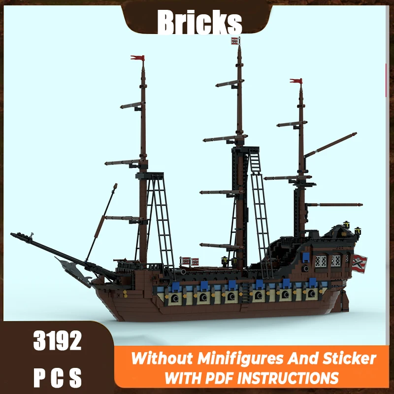 

Exquisite New Product MOC Building Block Model Upgraded Version Empire Flagship Technology Modular Children's Toy Gift DIY Set