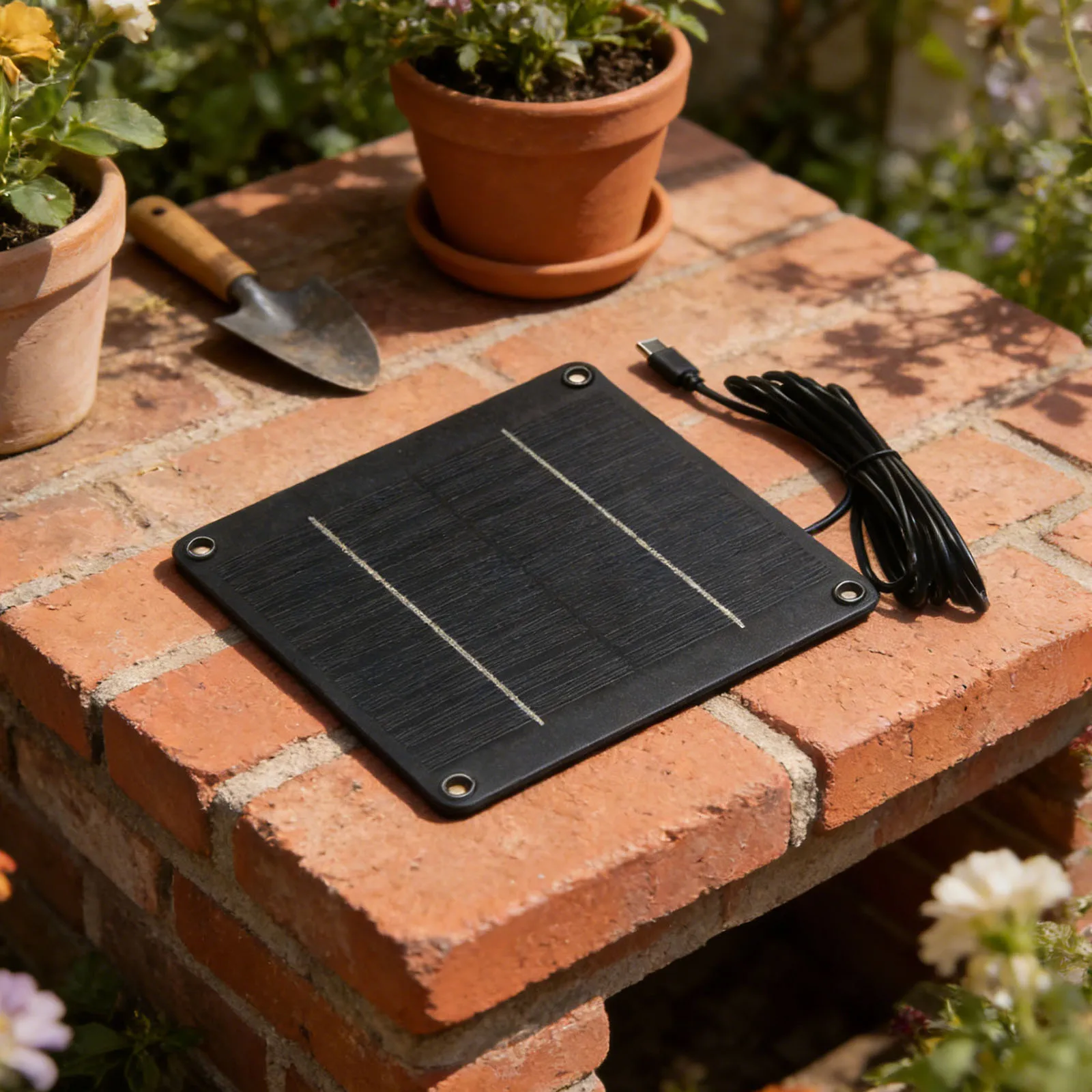 

Портативное солнечное зарядное устройство 4 Вт, 12 В с портом Type-C, солнечная зарядная панель, высокая скорость преобразования для камеры, водяной насос, небольшой вентилятор