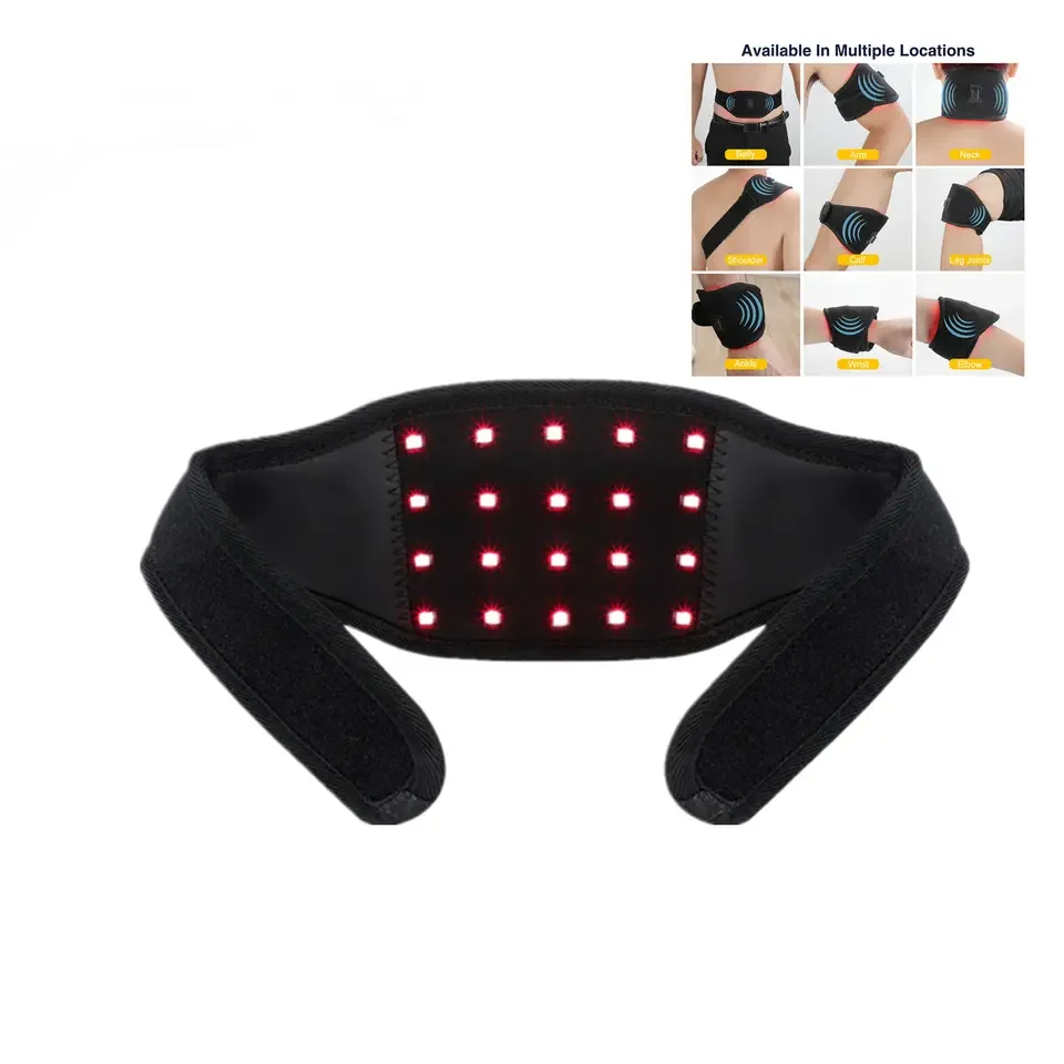 

Neck massage band pain relief strap red infrared light therapy neck belt