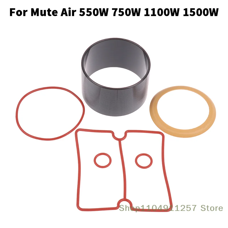 

1Set Vacuum Pump Oil-Free Mute Air Compressor Cylinder Sleeve Piston Cylinder Ring Kit For Mute Air 550W 750W 1100W 1500W
