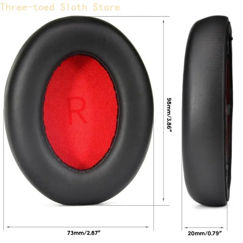 Dickere Ohrpolster für SonoFlow Headset, atmungsaktive Ohrpolster, Komfort-Ohrmuscheln, Ersatz für beschädigte Kissen E74A – Detail 6