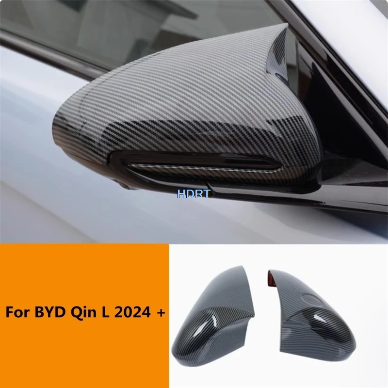 

For BYD Qin L 2024 + Car Style Side Rear View Mirror Reflective Mirror Reverse Mirror Housing Cover Accessories Exterior Sticker